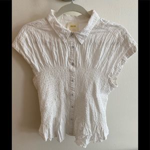 White anthropology Maeve blouse L